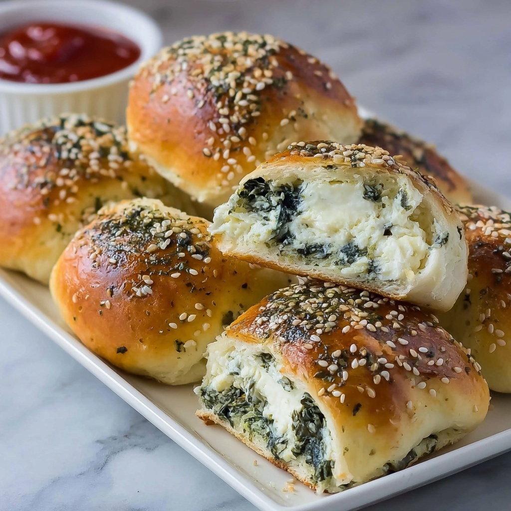Spinach and Ricotta Rolls Recipe - Recipe Image