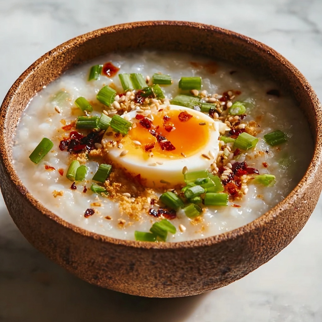 Congee with Miso Sauce Recipe - Recipe Image