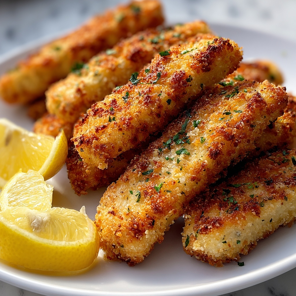 Lemon Garlic Parmesan Chicken Tenders Recipe - Recipe Image