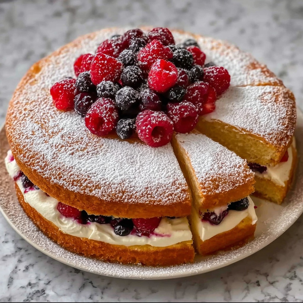 Pancake Cake with Pastry and Berry Fruit Recipe - Recipe Image