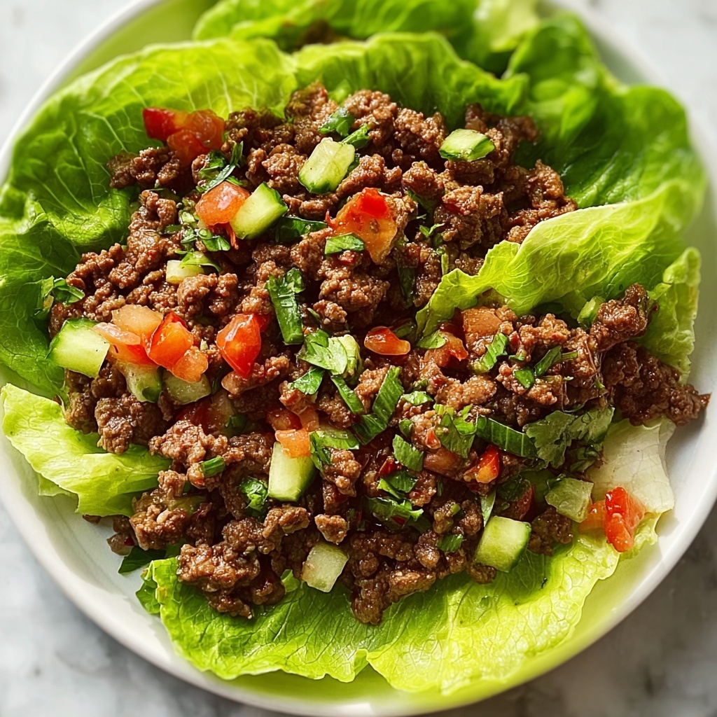 Beef Lettuce Wraps Recipe - Recipe Image