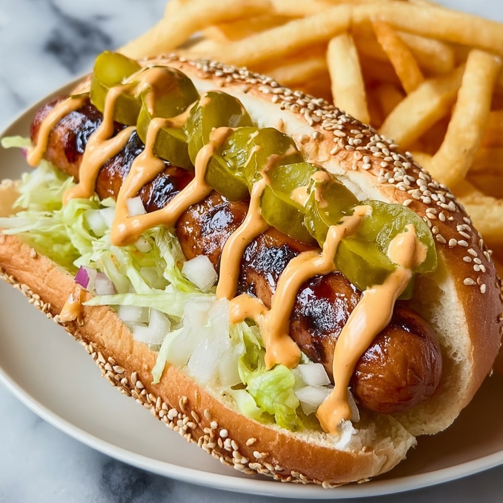 Big Mac Hot Dogs Recipe - Recipe Image
