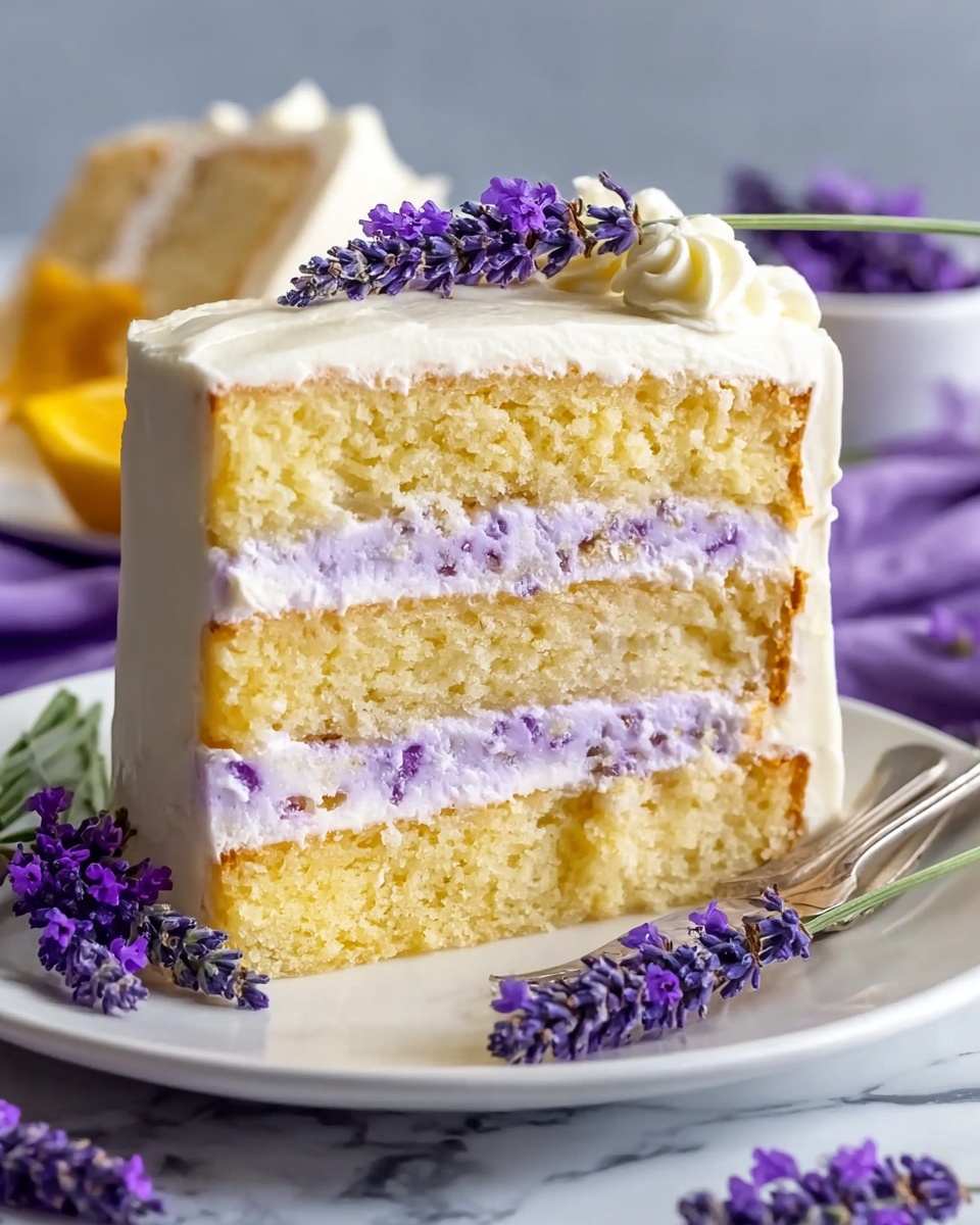 Lemon Lavender Cake Recipe - Recipe Image