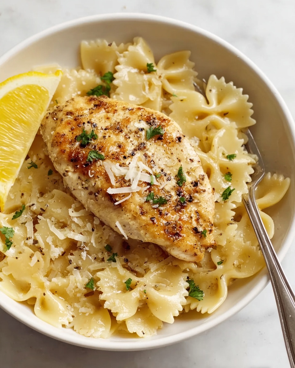 Lemon Chicken Pasta Recipe - Recipe Image