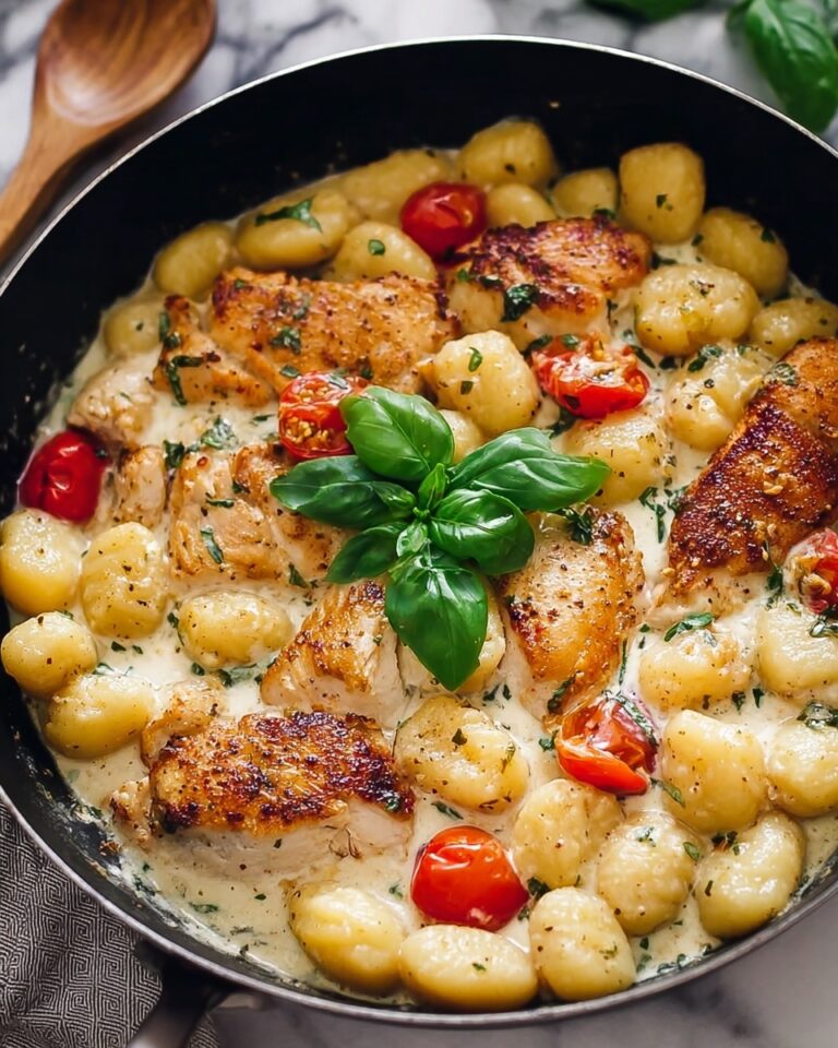 Garlic Chicken Gnocchi Skillet Recipe