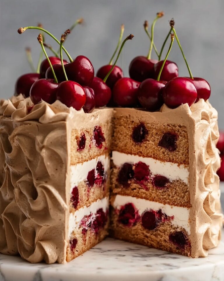 Decadent Cherry Swirl Cake Recipe
