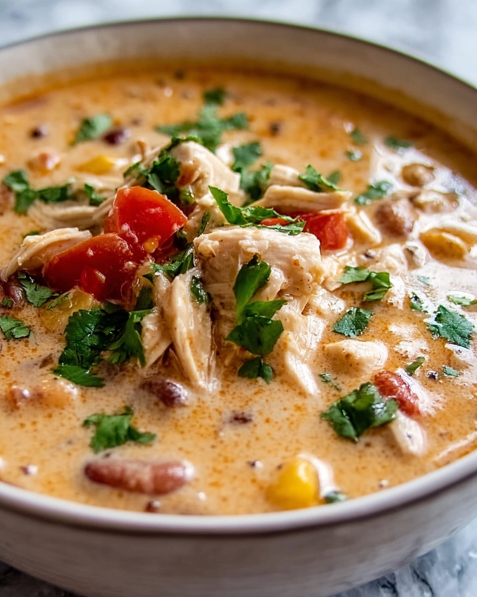 Slow Cooker Creamy Chicken Chili Recipe - Recipe Image