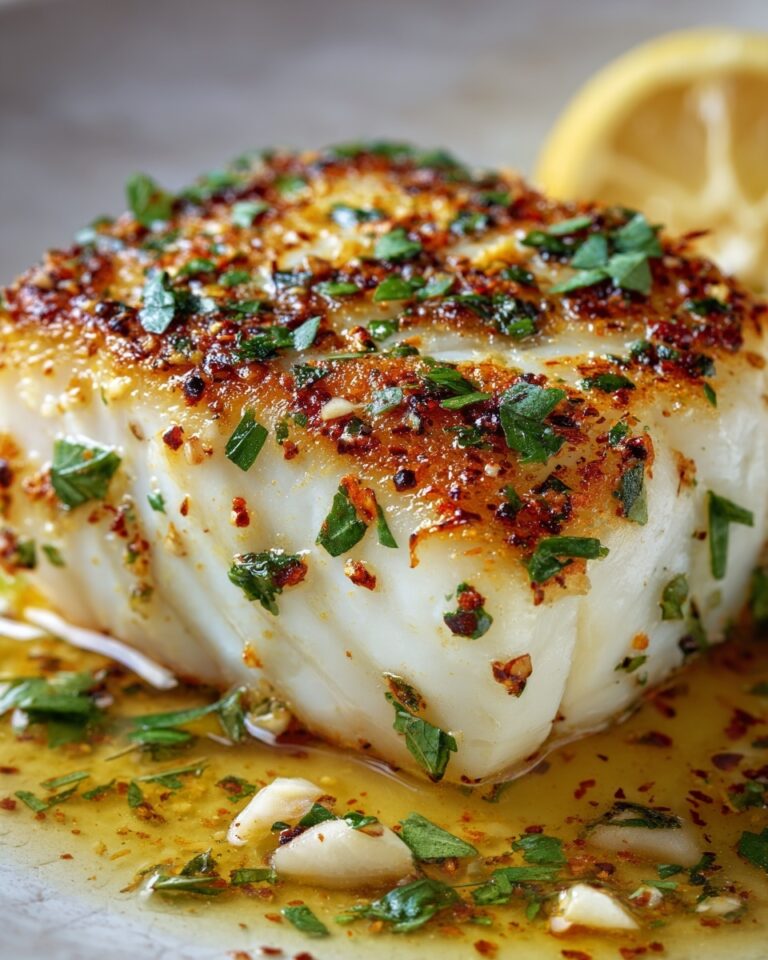 Baked Cod with Lemon and Garlic Recipe