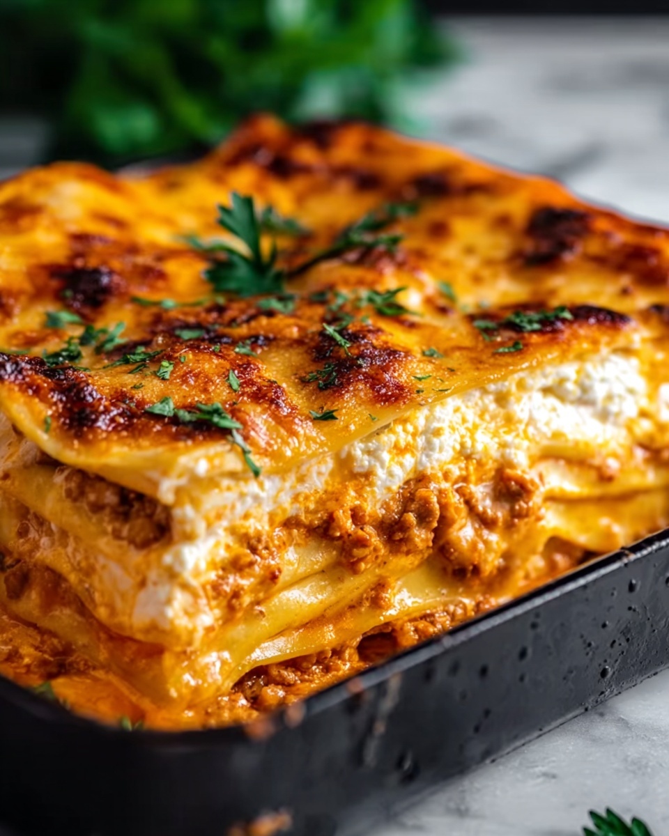 Buffalo Chicken Lasagna Recipe - Recipe Image