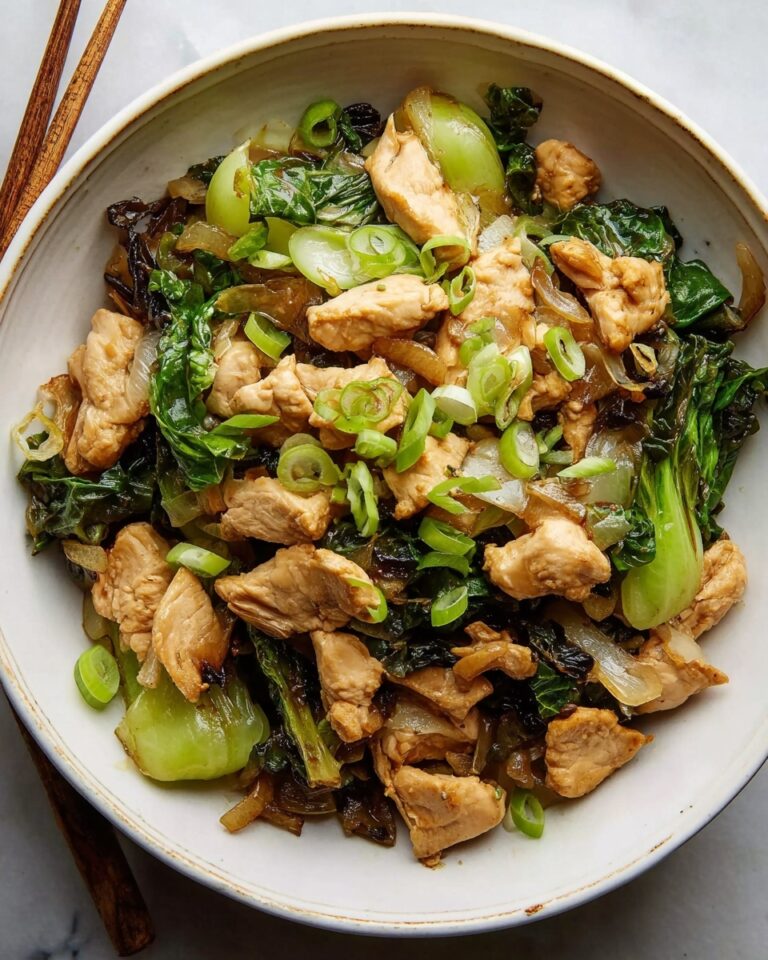 Chinese Chicken and Napa Cabbage Stir-Fry Recipe
