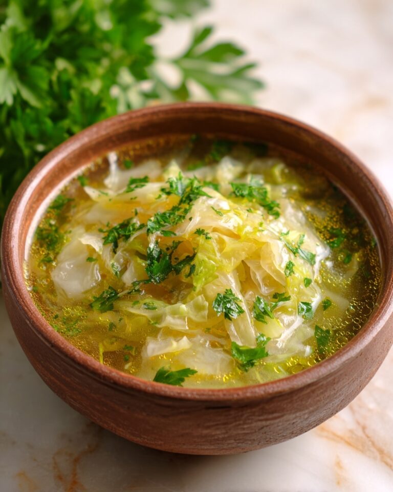 Hearty Cabbage Soup with Ground Beef and Stewed Tomatoes Recipe