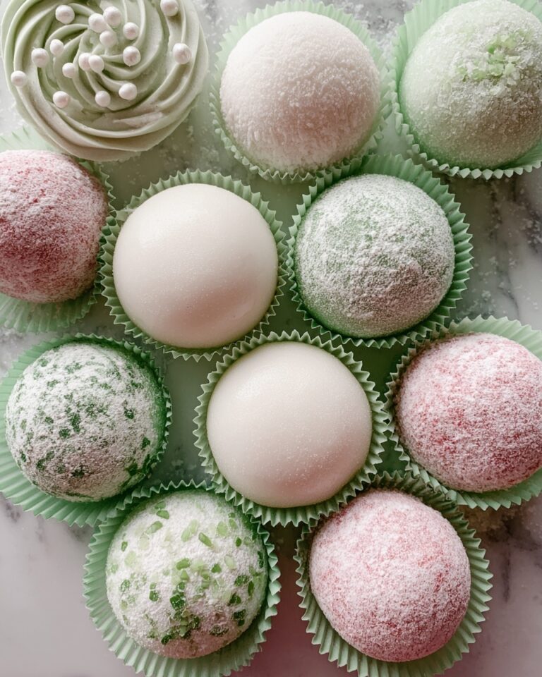 Minty Snowball Cookies Recipe