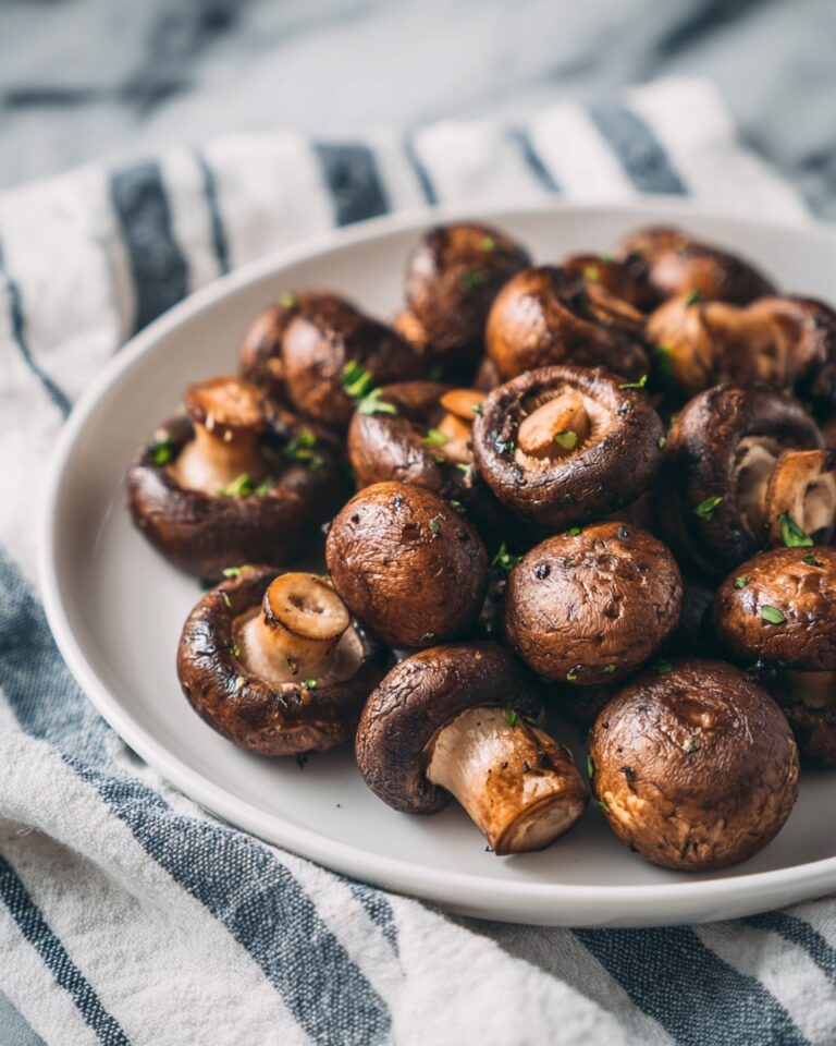 Air Fryer Mushrooms Recipe