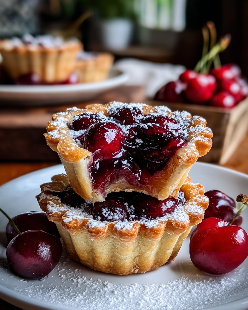 Mini Cherry Pies Recipe - Recipe Image