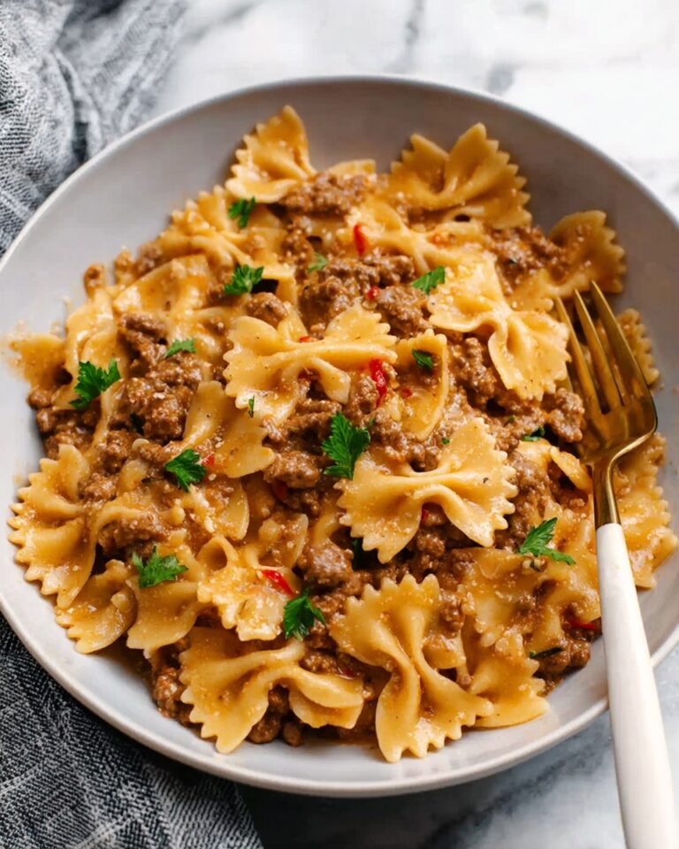 Creamy Ground Beef and Bowtie Pasta – The Ultimate Comfort Food Recipe