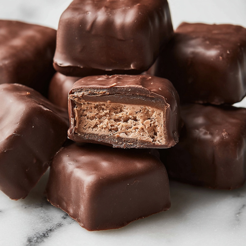 Cool Whip Chocolate Candy Squares Recipe - Recipe Image