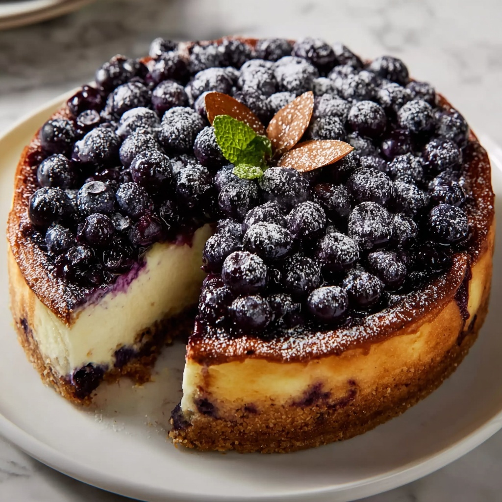 Blueberry Ricotta Pudding Cake Recipe - Recipe Image