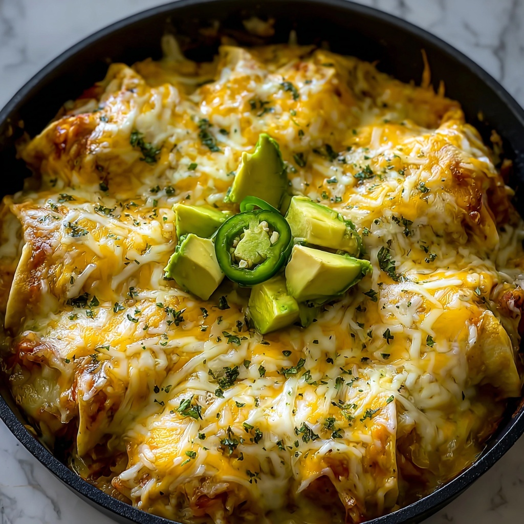 Green Chile and Extra Cheese Chilaquiles Recipe - Recipe Image