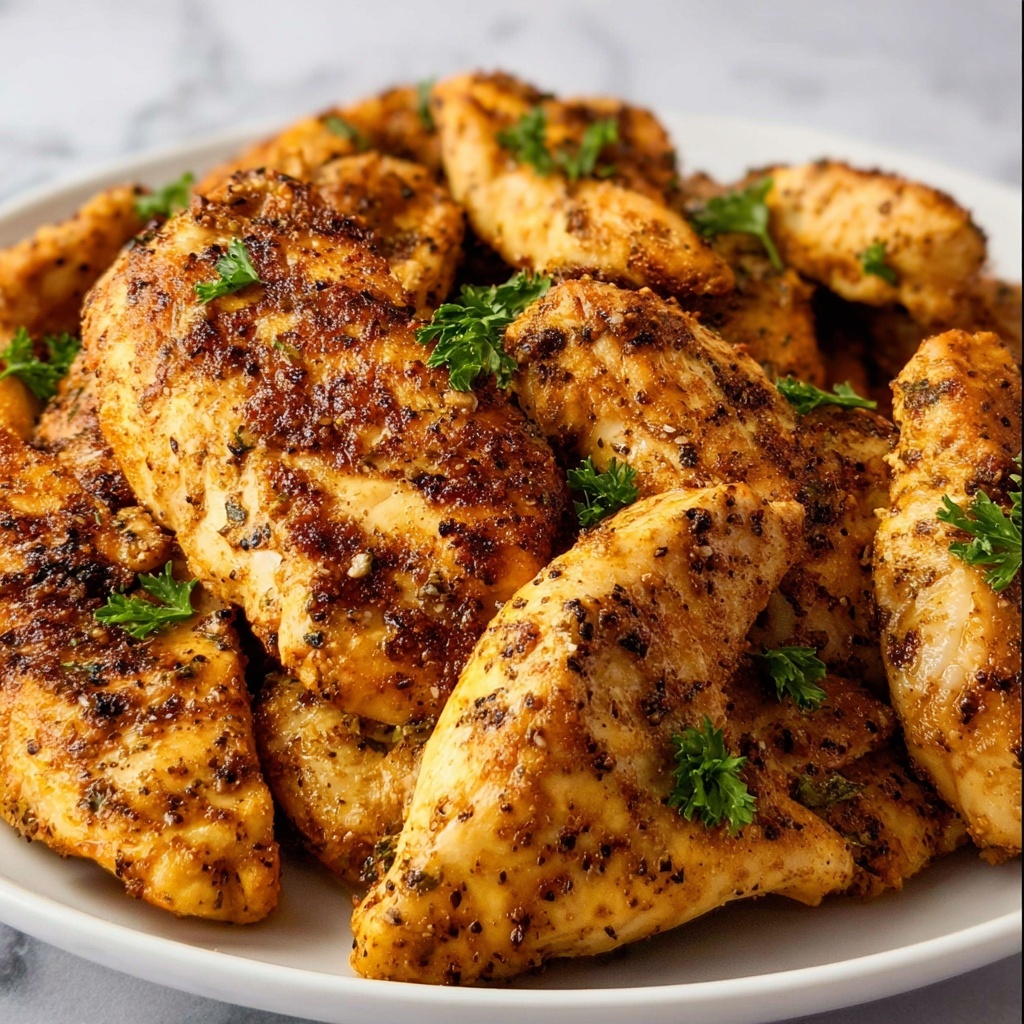 Air Fried Chicken Tenderloins with Parmesan and Panko Recipe - Recipe Image