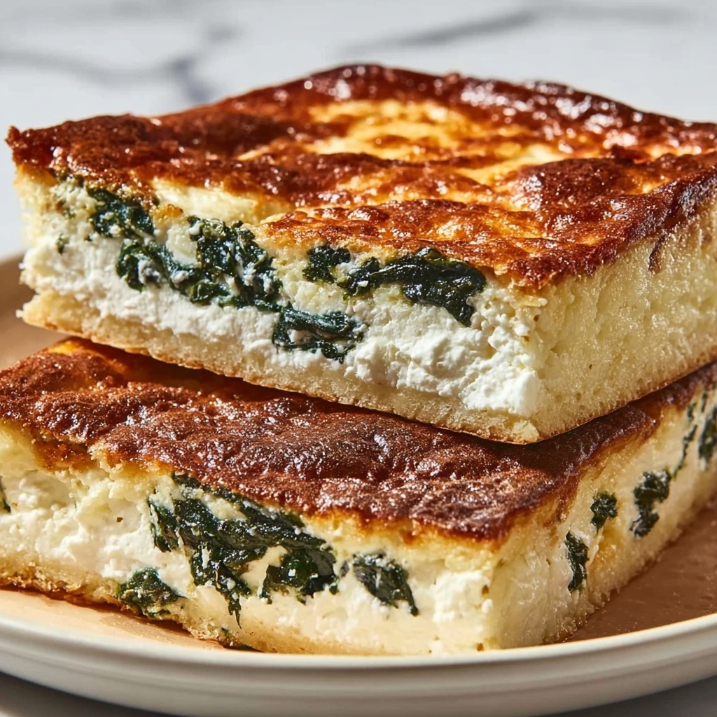 Easy Spinach Feta Baked Omelets Recipe - Recipe Image