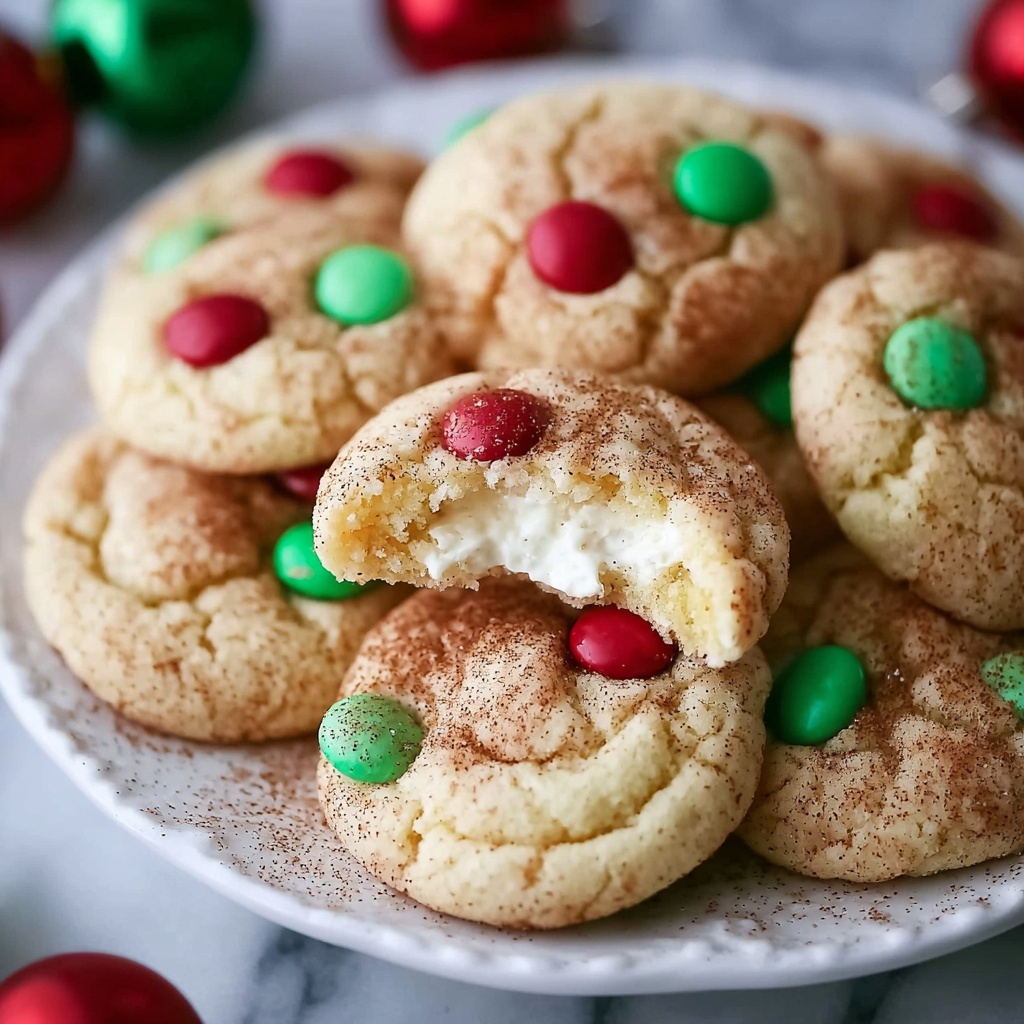 Christmas Cheesecake Snickerdoodles Recipe - Recipe Image