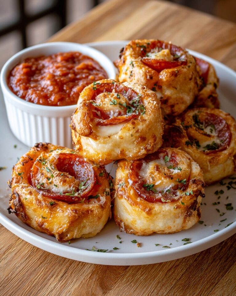 Cheesy Pepperoni Pizza Roll Ups Recipe