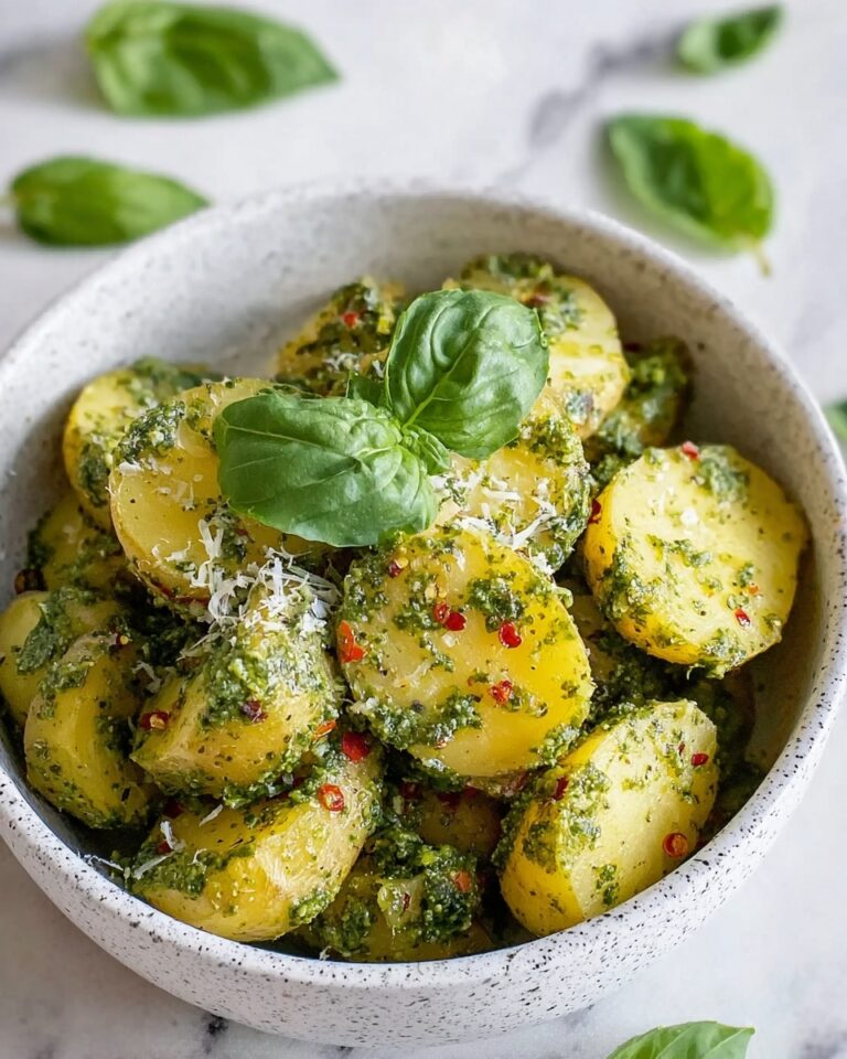 Garden Basil Pesto Potato Salad Recipe
