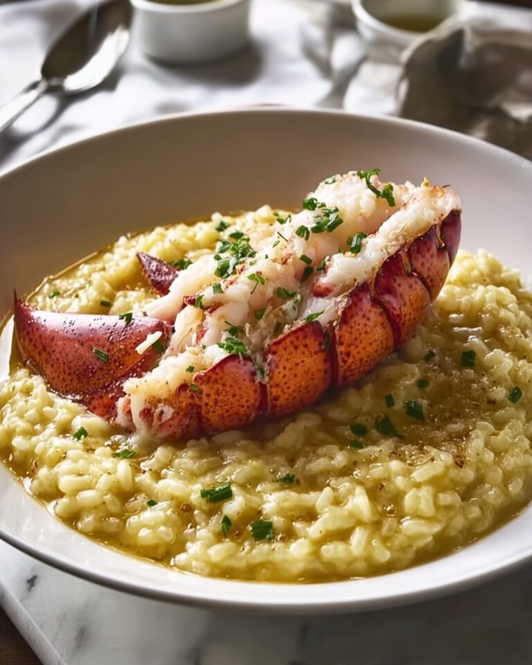 Butter Poached Lobster Risotto Recipe