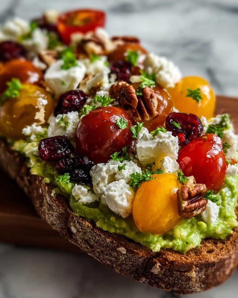 Avocado Toast with Feta Cheese Recipe