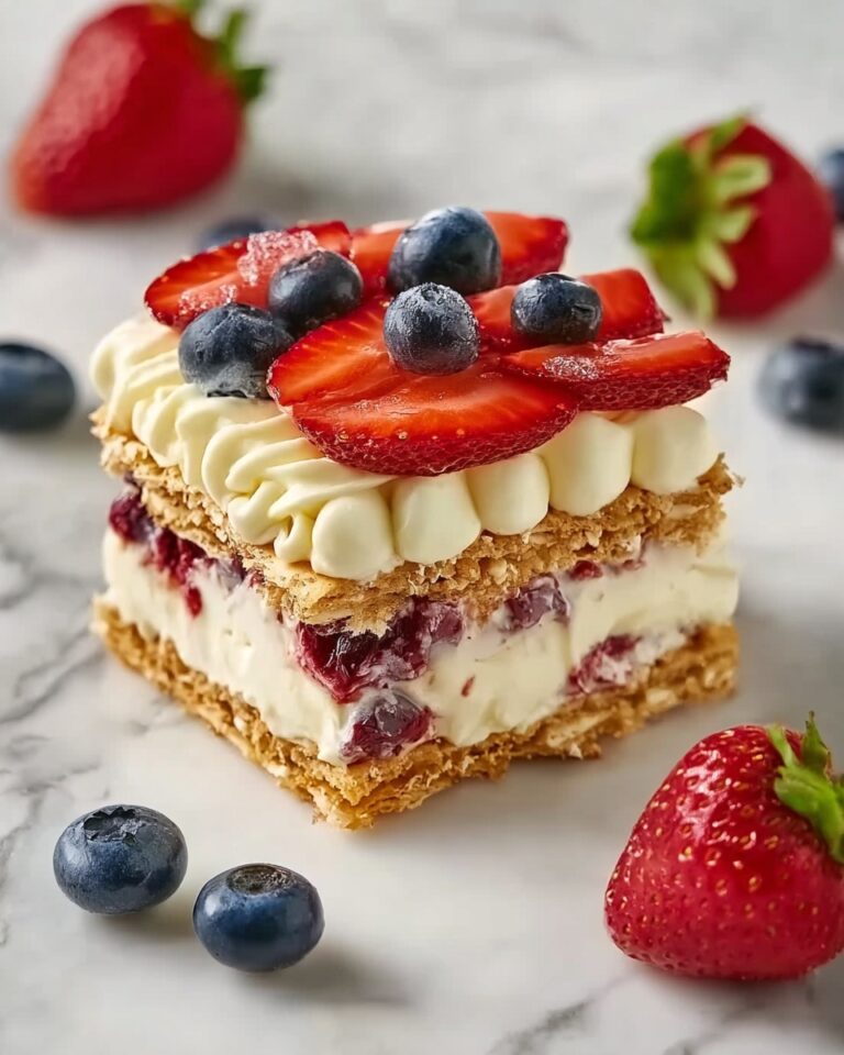 Red White Blue Icebox Cake Recipe