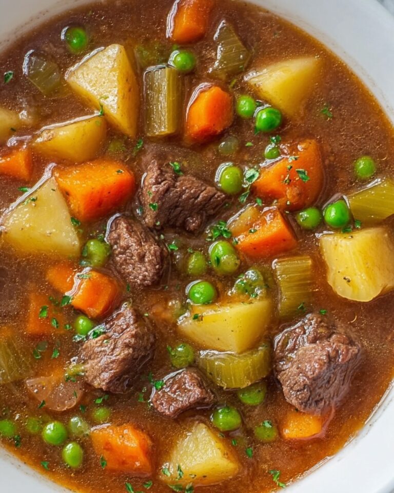 Hearty Crockpot Vegetable Beef Soup: A Slow Cooker Classic Recipe