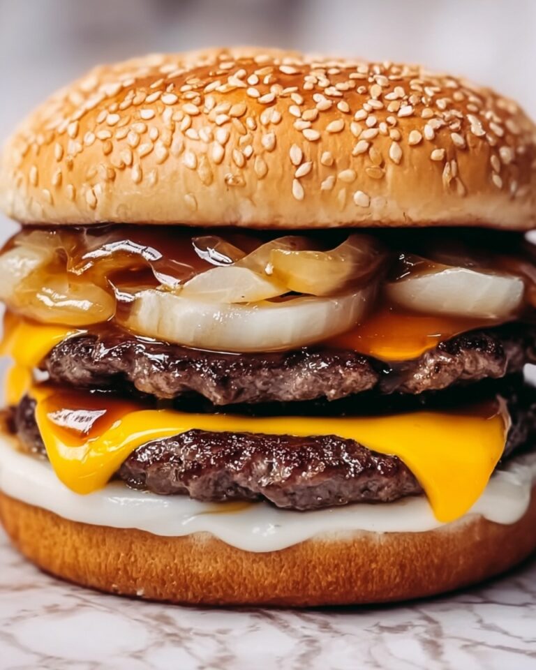 Garlic Double Steakburger Recipe