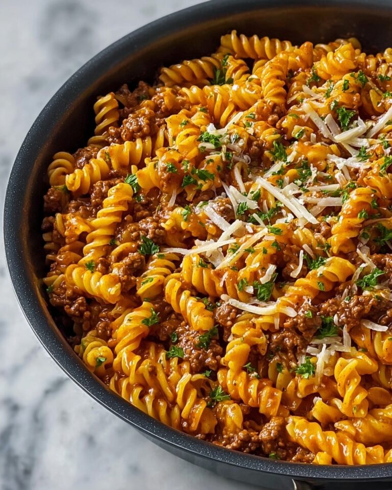 One-Pot Beef and Cheddar Ranch Pasta Recipe