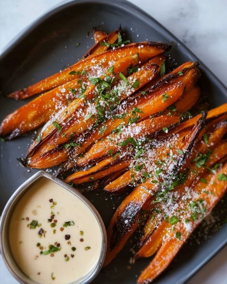 Parmesan Roasted Carrot Fries Recipe