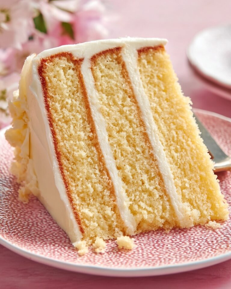 Vanilla Cake with Buttercream and Festive Sprinkles Recipe