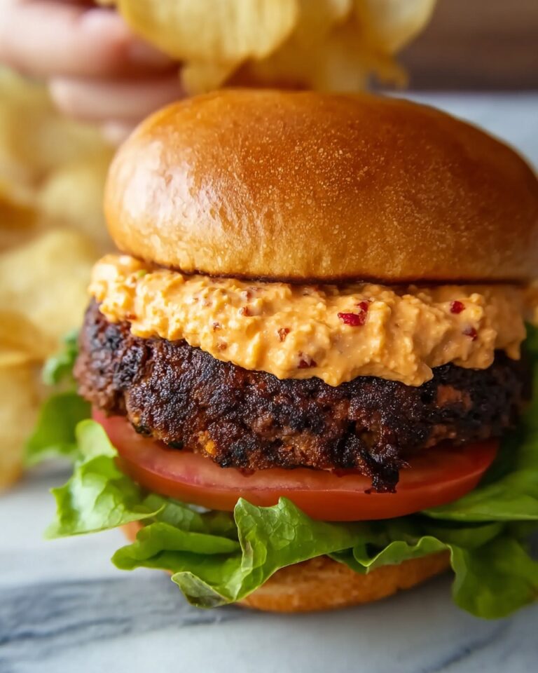 Burgers with Pimento Cheese Recipe