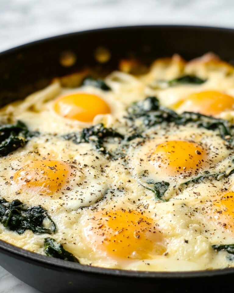 Baked Eggs Florentine Recipe