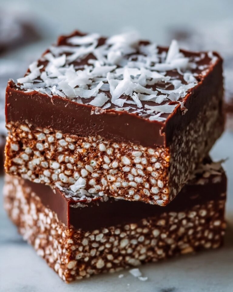 No-Bake Chocolate Coconut Slice Recipe