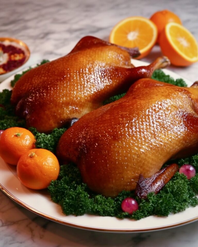 Roast Duck with Orange Glaze Recipe