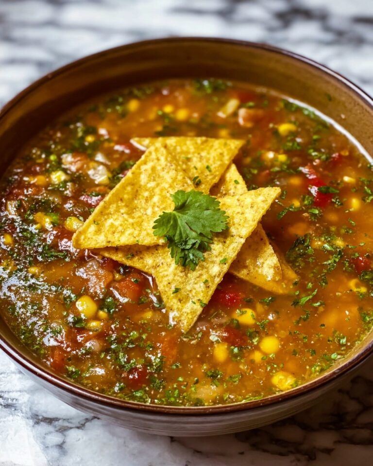 Salsa Verde Tortilla Soup Recipe