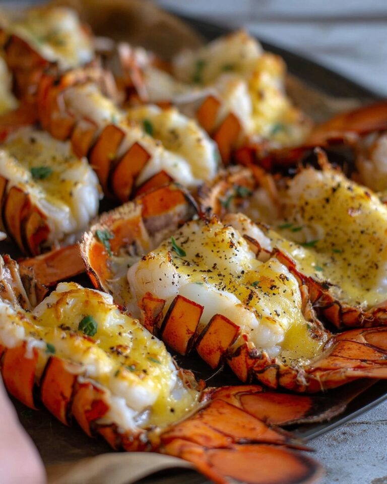 Garlic Butter Baked Lobster Tails Recipe