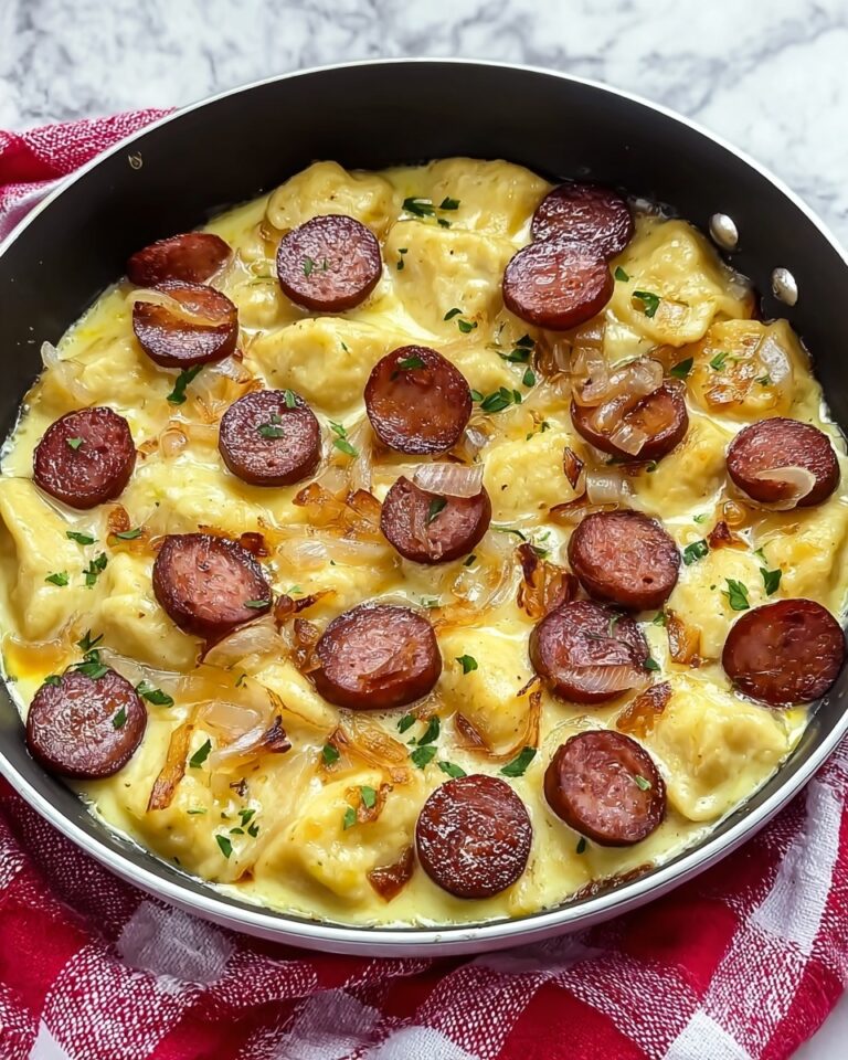 Pierogies and Kielbasa Skillet Dinner Recipe