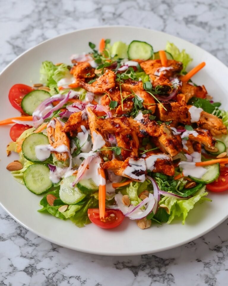 Gyro Salad with Feta and Tzatziki Recipe