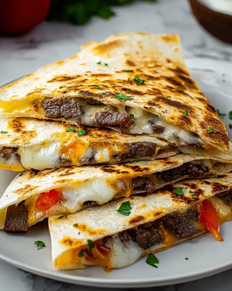 Steak Cheese Quesadillas on Blackstone Recipe