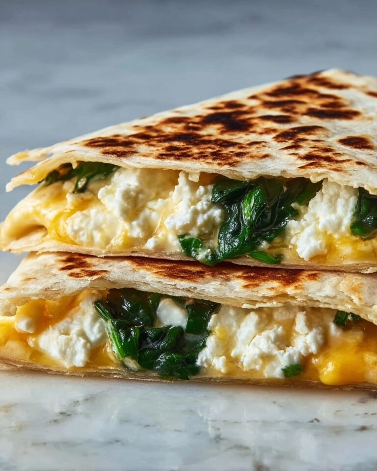 Spinach Feta Quesadillas Recipe