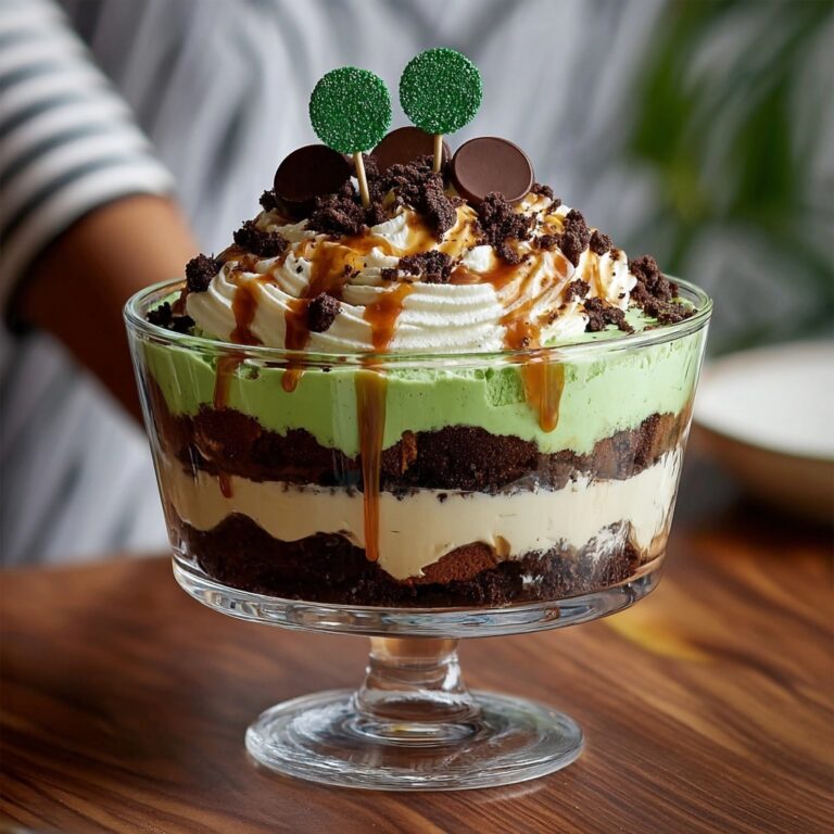 St. Patrick’s Day Brownie Trifle Recipe