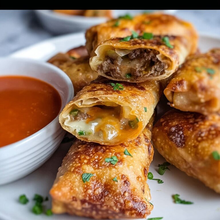 Philly Cheesesteak Egg Rolls Recipe