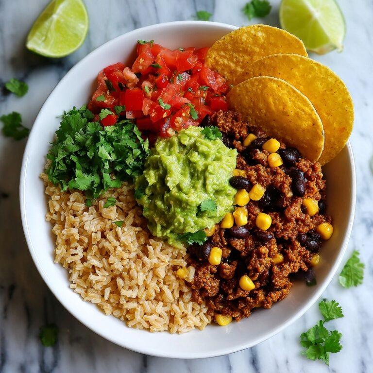 Healthy Turkey Taco Bowl Rezept Recipe