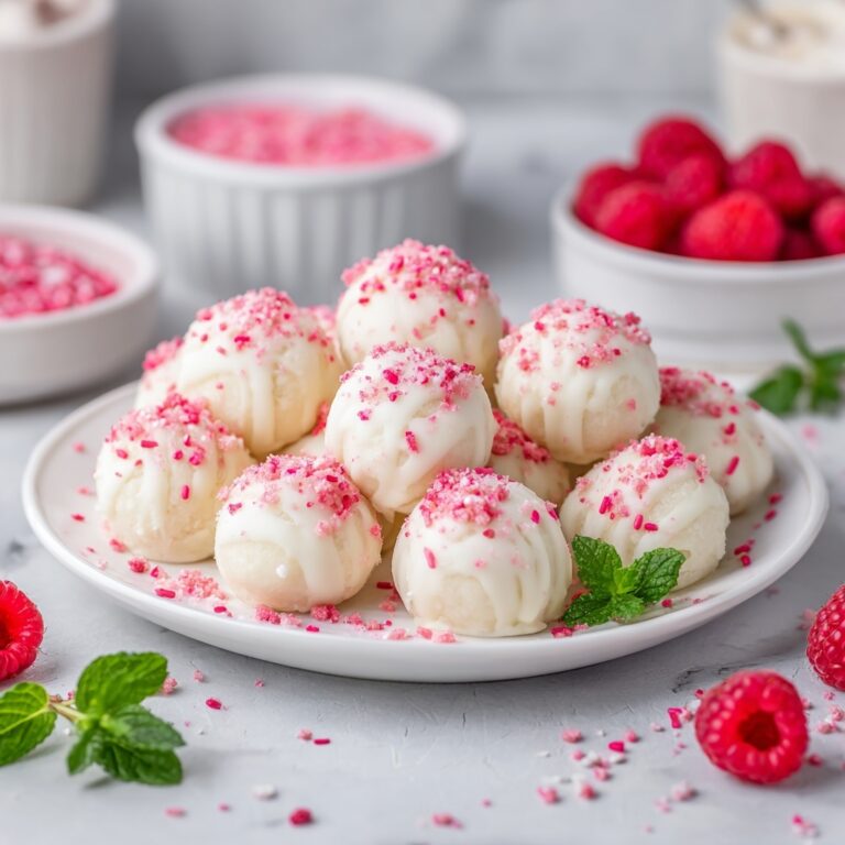 White Chocolate Raspberry Truffles Recipe