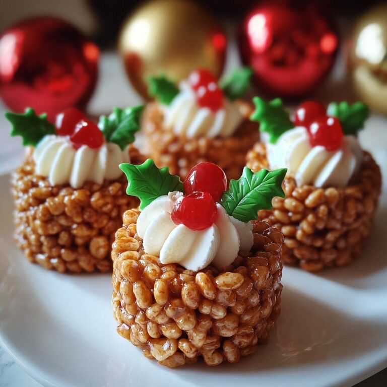 Rice Krispie Christmas Puddings Recipe